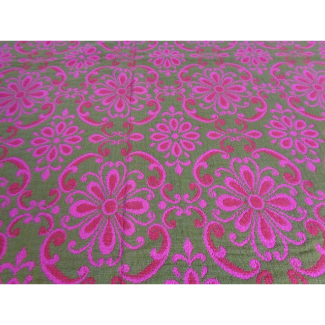 Large Barocco World Creations Wool Bedspread by Bolis, Italy, 1970s For Sale - Image 17 of 18