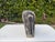Late 20th Century Vintage Brutalist Blackwashed Terracotta Elephant Sculpture For Sale - Image 5 of 9
