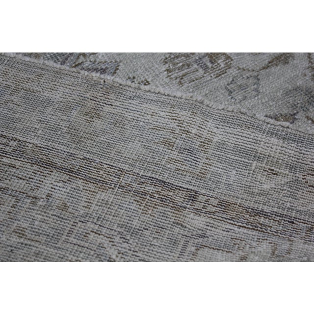 1950s 1950s Handmade Vintage Oushak Rug 3'9" X 5'8" For Sale - Image 5 of 5