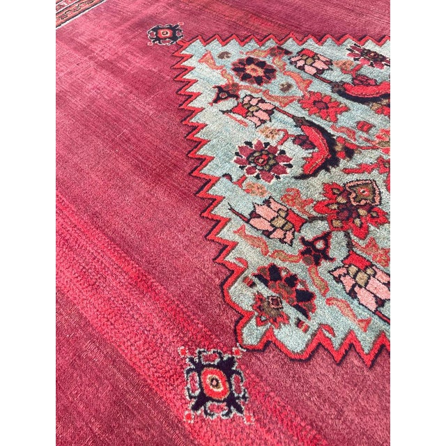 PALATIAL ANTIQUE CARPET Northeast Khorrassan Gem with Smokey Wine, Rug 13.2 x 15.7 For Sale - Image 16 of 17