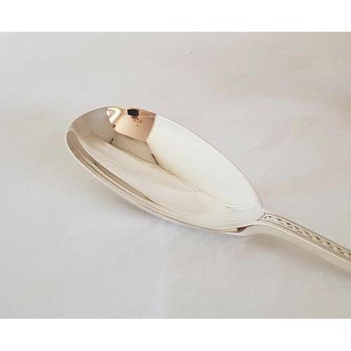 Antique George V Sterling Silver Serving Set by Josiah Williams & Co, 1930, Set of 2 For Sale - Image 10 of 14