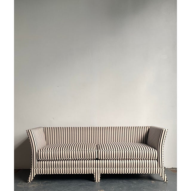 Vintage Boho Striped Sofa For Sale - Image 4 of 12