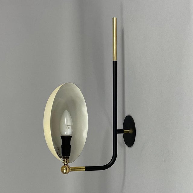 1950s Mid-Century Modern French Wall Light, 1950s For Sale - Image 5 of 14