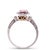 Contemporary 18ct White and Rose Gold Pink Diamond Ring 1.36ct, Size 8.75 For Sale - Image 3 of 7