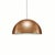 Contemporary Sonora Medium Gold Suspension Lamp by Vico Magistretti for Oluce For Sale - Image 3 of 7
