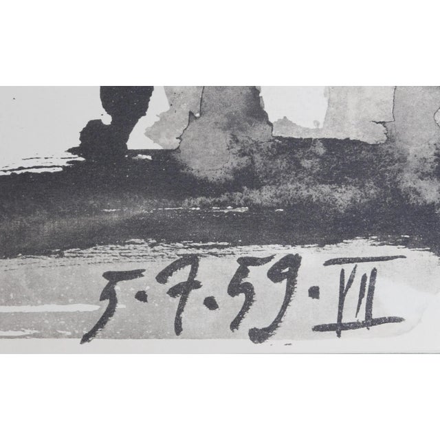 Toros y Toreros 9 Pablo Picasso Year: 1959 Medium: Lithograph Edition: N/A Size: 14.5 x 10.5 in. (36.83 x 26.67 cm) Framed...