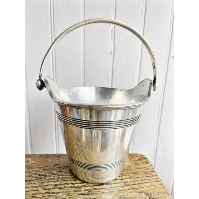 Vintage Silver Plated Ice Bucket From Ciro’s Hollywood For Sale In New York - Image 6 of 8