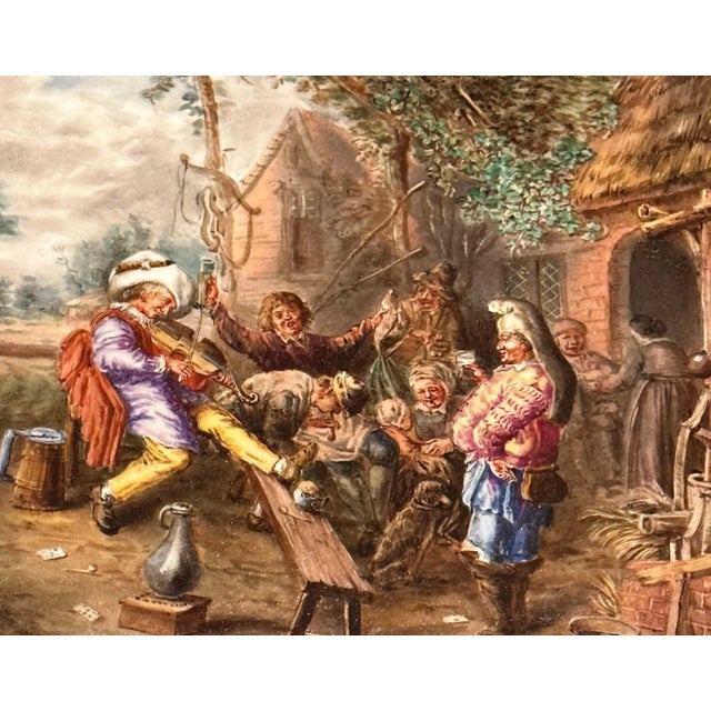 Late 19th Century Large Sèvres-style Porcelain Charger For Sale - Image 4 of 7