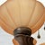 Metal 5-Arm Chandelier in Brass and Havana Glass, Sweden, 1930s For Sale - Image 7 of 10