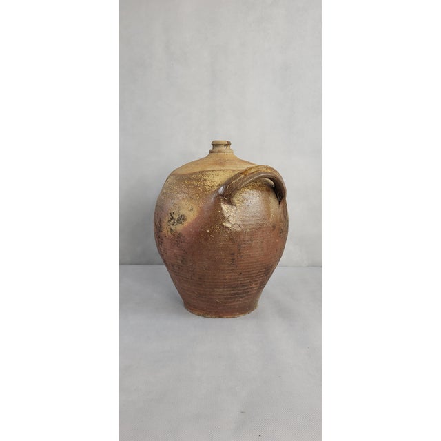 19th Century Puisaye Sandstone Jug, France For Sale - Image 3 of 7