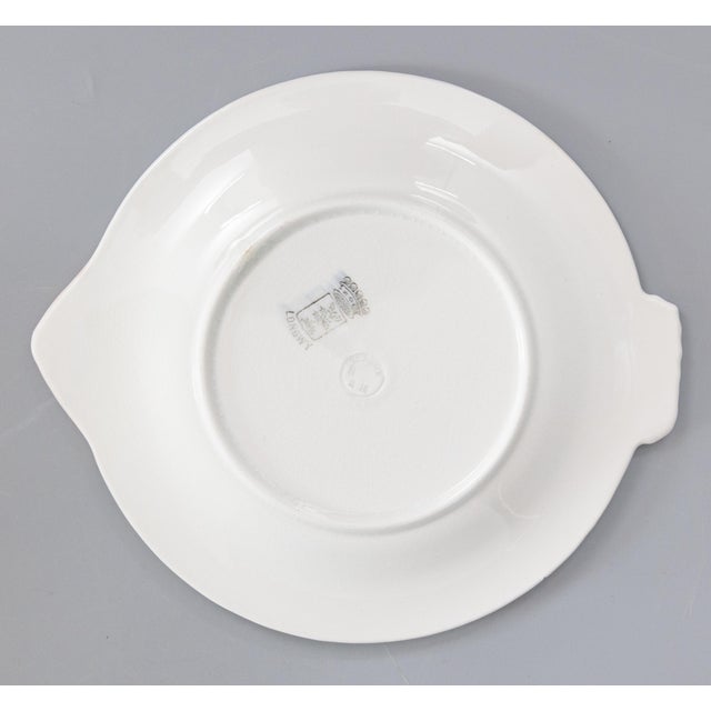 1930s Art Deco French Longwy Majolica Fish Plate, Circa 1930 For Sale - Image 5 of 6