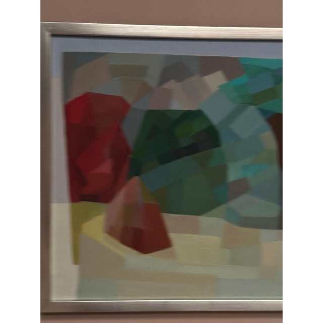 Mid-Century Modern Rune Eringstam, Composition, 1950s, Oil Painting on Canvas, Framed For Sale - Image 3 of 12