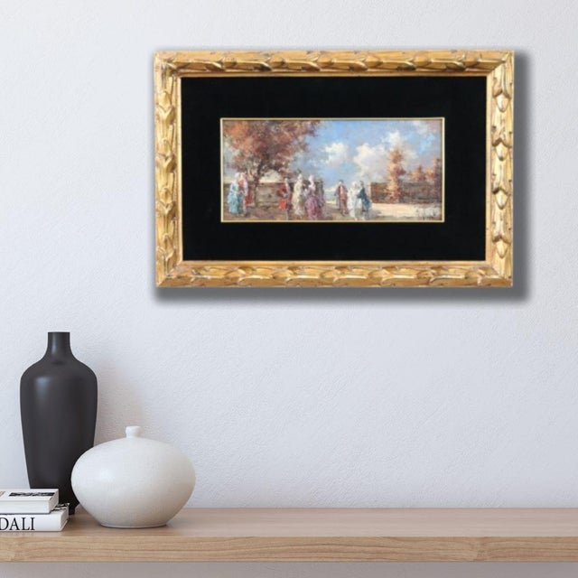 We are pleased to present this splendid oil painting on plywood panel, dating back to the early 20th century. This...