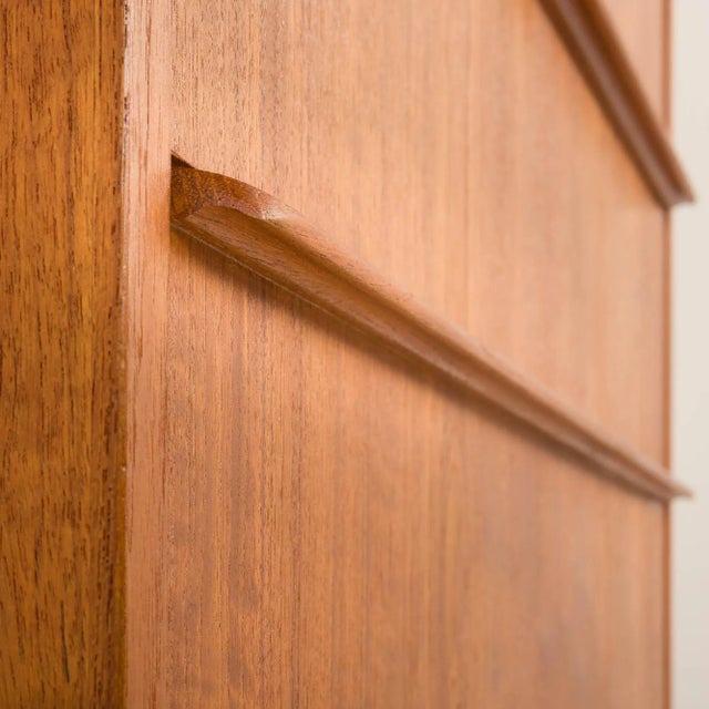 Mid-Century Danish Teak Chest of Drawers, 1960s For Sale - Image 9 of 13
