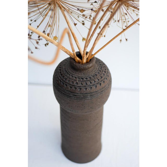 Brutalist Art Ceramic Vase by Inger Persson for Rörstrand For Sale - Image 14 of 15
