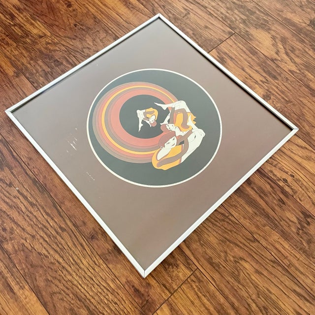 Retro Vintage JOHN LUKE EASTMAN Signed Framed Matted 1974 “I Rescue All” Mcm “I rescue all who cling to me / I protect...