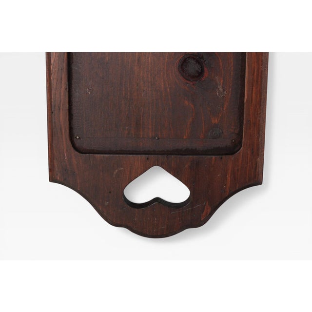 Pfaltzgraff Village Wood Tray With Heart Cutout Handles For Sale - Image 12 of 15