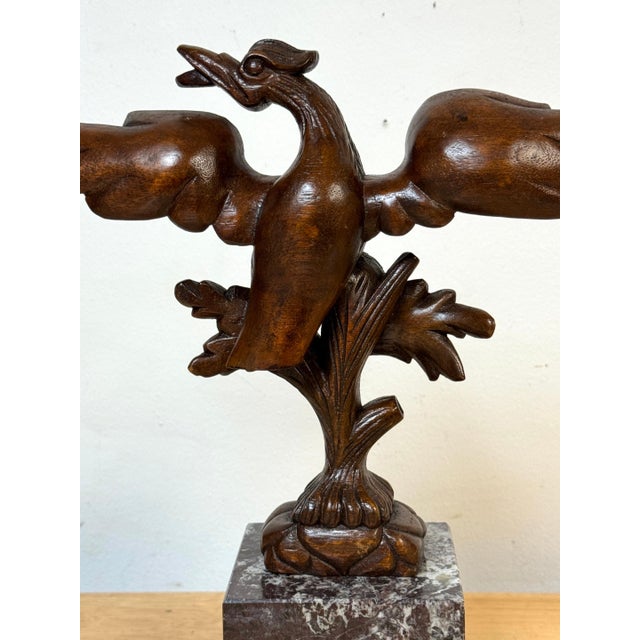 Georgian Carved Mahogany Eagle Ornament, in the Manner of Thomas Chippendale For Sale - Image 16 of 18