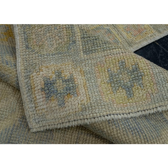 Textile Turkish Oushak Rug 2'8" x 8'4" #18005 For Sale - Image 7 of 8