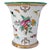 Ceramic Vintage Chinese Export Porcelain Cachepot – Botanical Fruit & Butterflies Motif With Gilt Trim For Sale - Image 7 of 10
