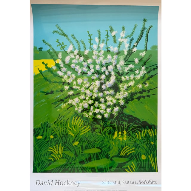 Authorized poster part of David Hockney’s Arrival of Spring series, a detailed 49-part study of seasonal change in...