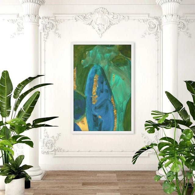 DESCRIPTION: Empress 1 by ZBC House, Unframed Art Print In the emerlad depth of this seascape, lies buried treasure so...
