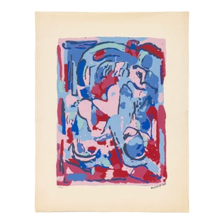 Albert Gleizes Futuristic Composition Screenprint For Sale