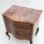 Baroque Style Chest of Drawers with Marble Top and Walnut, 1800s For Sale - Image 4 of 12