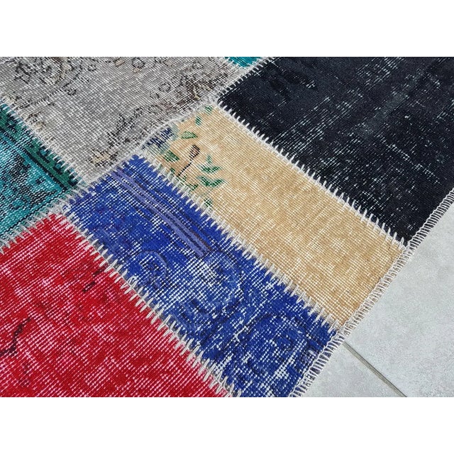 Vintage Anatolian Oushak Runner For Sale - Image 6 of 10