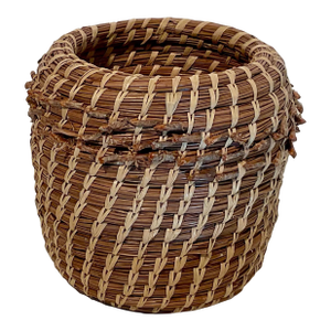 Small Decorative Basket With Unique Accents