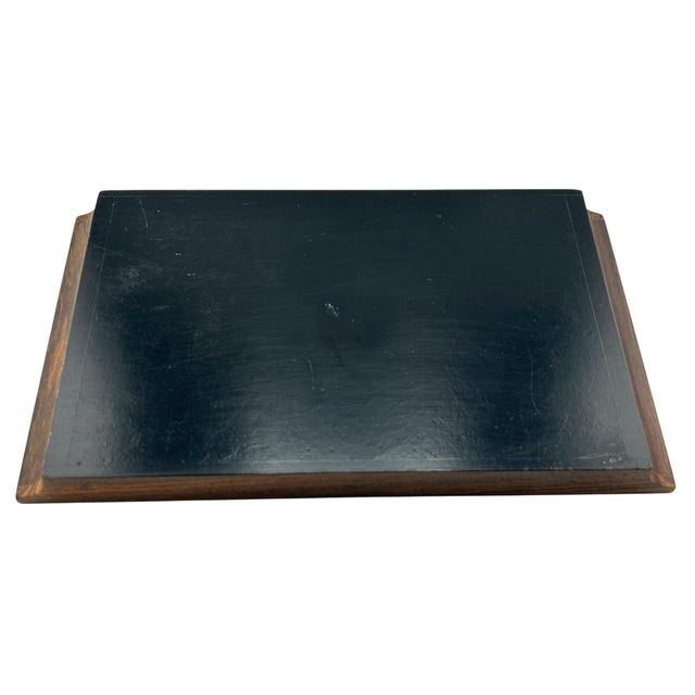 Mid 20th Century Don Shoemaker Mixed Woods Checkerboard Pattern Tray by Senàl For Sale In Los Angeles - Image 6 of 8