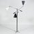 1960s Italian Triennale Three-Arm Floor Lamp with X Base For Sale - Image 5 of 10