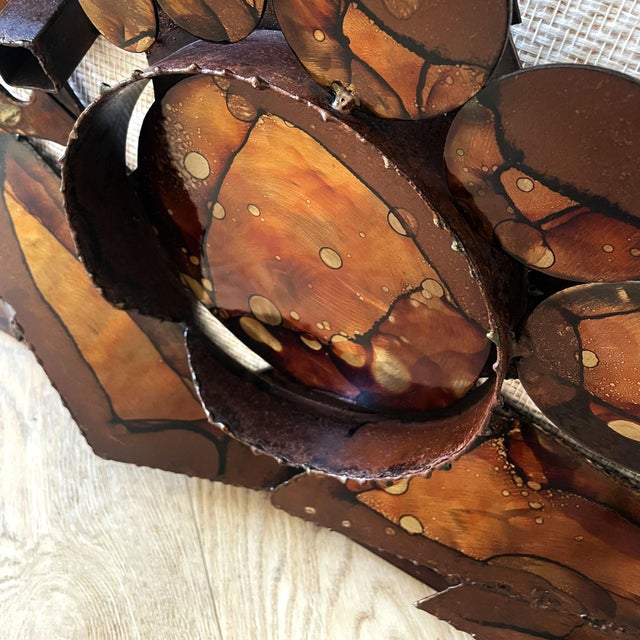 Danish Brutalist Metal Wall Sculpture by Henrik Horst, 1970s For Sale - Image 14 of 18