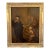 Attr. 18th Century Baroque Antique Oil Painting Gentleman & Beggars Genre Scene For Sale