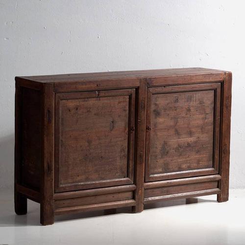 Antique Chinese sideboard with two doors (c.1920) Approximate age: 150 years Material: Pine Our antique sideboard with two...