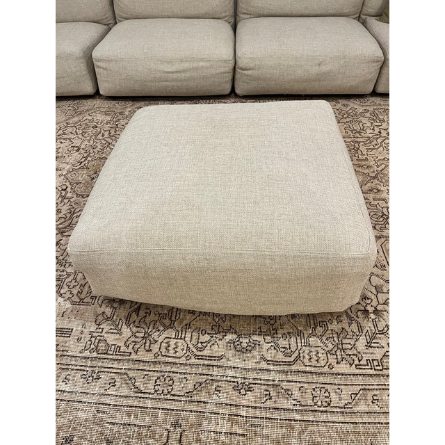 Contemporary Cassina Mex Cube Modular Sectional Sofa With Matching Ottoman For Sale - Image 3 of 7
