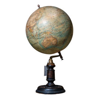 World Map Globe from E. Dubail, 1890s For Sale