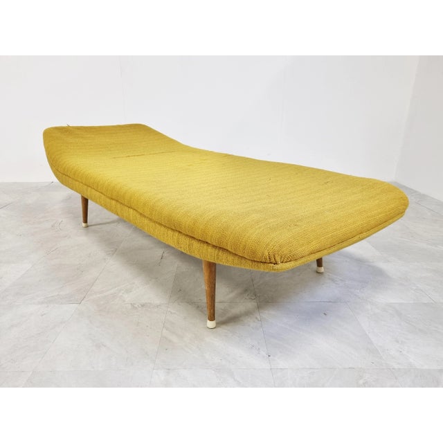 Yellow Mid-Century Daybed by Theo Ruth, 1960s For Sale - Image 8 of 11