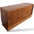 Brown Low Mid-Century Danish Teak Sideboard with Sliding Door For Sale - Image 8 of 10
