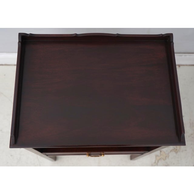 Henkel Harris Mahogany Open Nightstand For Sale In Philadelphia - Image 6 of 16