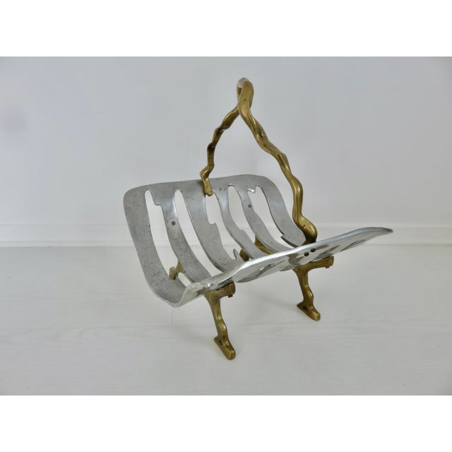 1970s Brutalist Log Holder in the style of David Marshall, Spain, 1970s For Sale - Image 5 of 13