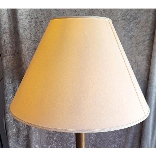 Cream Mid-Century Modern Floor Lamp, 1960s For Sale - Image 8 of 9