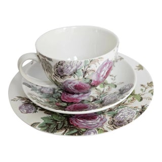 Victoria and Albert Tea Cup, Saucer and Desert Dish Set For Sale