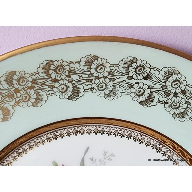 1950s Limoges Unic Rehausse Main 11" Artist Signed Raoul Charger Plate, C1950s For Sale - Image 5 of 7