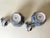 Blue and White Lidded Faience Urns by Tichelaar Makkum, 1930s, Set of 2 For Sale - Image 10 of 14