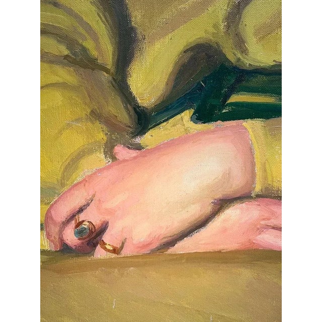 Armand Cacheux, Mme. Cacheux 4, Oil on Canvas For Sale - Image 4 of 12