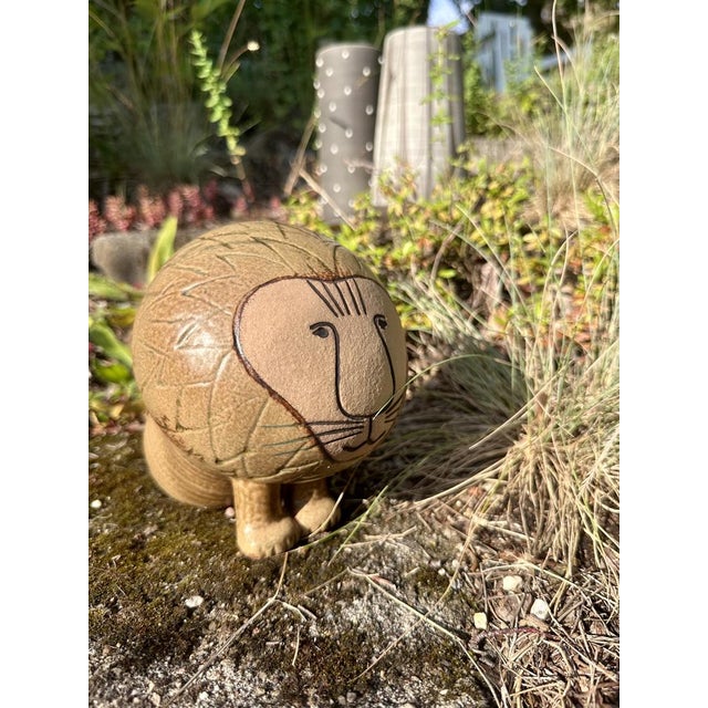 Africa Series Lion in Ceramic by Lisa Larson for Gustavsberg, Sweden, 1960s For Sale - Image 17 of 18