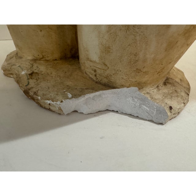 1960s Larry Mohr Female Torso Sculpture in Painted Plaster For Sale - Image 10 of 10