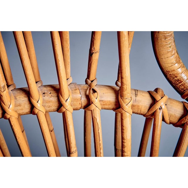 Gold Margherita Chair Attributed to Franco Albini for BBB Bonacina, Italy, 1951 For Sale - Image 8 of 14