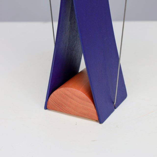 Wood Constructivist Yo-Ga-Ga Sculpture by Henk Van Putten, Netherlands, 1990s For Sale - Image 7 of 10